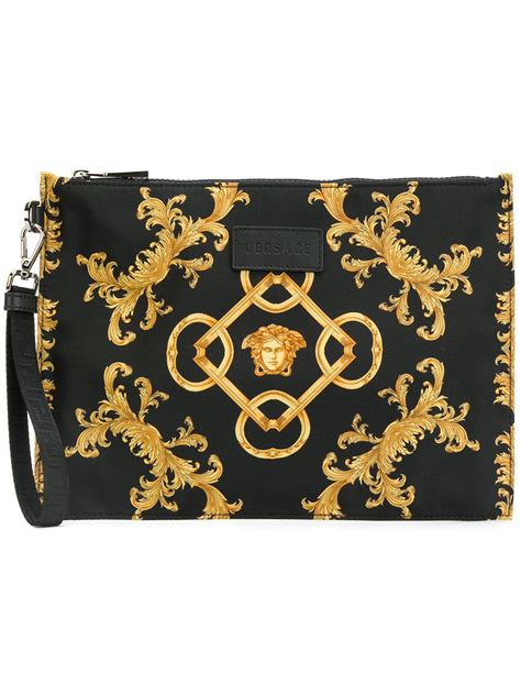 versace clutch bag men's|Versace evening bag.